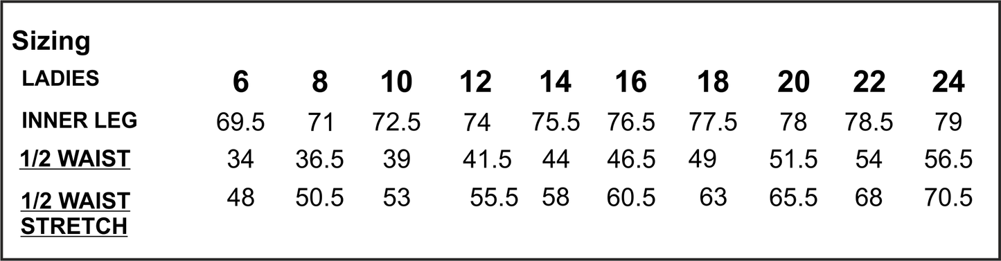 HSH Ladies Scrub Pant